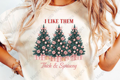 I Like Them Real Thick,Funny Christmas PNG Product Image 4