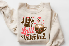 I Like You A Latte Sublimation PNG Design Product Image 3