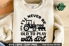 Tractor SVG Design - I Will Be In My Office Product Image 2