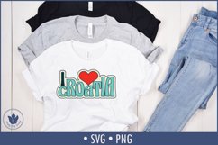 I love Croatia Cut File Product Image 1