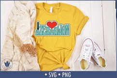 I love Azerbaijan Cut File Product Image 1