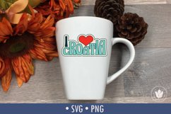 I love Croatia Cut File Product Image 2