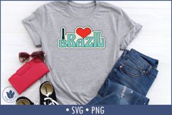 I love Brazil Cut File Product Image 1