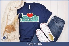 I love Cameroon Cut File Product Image 1