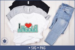 I love Angola Cut File Product Image 1