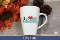 I love Benin Cut File Product Image 2