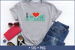 I love Botswana Cut File Product Image 2