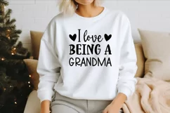 I love being a grandma SVG , Grandparents Day SVG Product Image 2