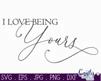 Farmhouse Home Sign Svg | I Love Being Yours Product Image 2