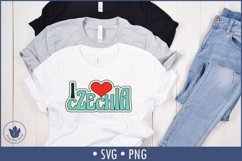I love Czechia Cut File Product Image 1