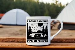 I Love Camping It's In Tents SVG, Camping SVG Design Product Image 3