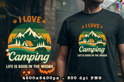 I Love Camping PNG Life Is Good Outdoor Adventure Design