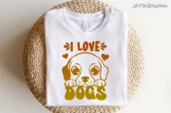 I love dogs, Dog lover SVG Product Image 3