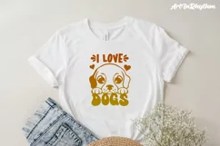 I love dogs, Dog lover SVG Product Image 4
