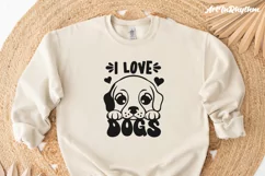 I love dogs, Dog lover SVG Product Image 6