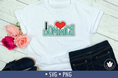 I love Dominica Cut File