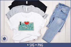 I love Antigua and Barbuda Cut File Product Image 1