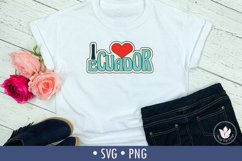 I love Ecuador Cut File