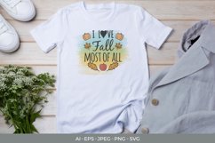 I Love Fall Most of All SVG Product Image 1