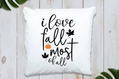 I love fall most of all SVG, Autumn Pumpkin SVG, Autumn SVG Product Image 3
