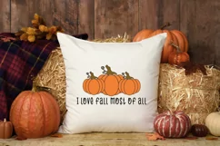 I love fall most of all SVG , Autumn Quote SVG Product Image 3