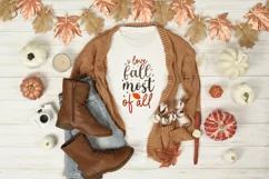 I love fall most of all SVG, Harvest Season SVG Product Image 2