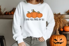 I love fall most of all SVG , Autumn Quote SVG Product Image 2