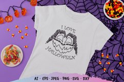 I Love Halloween SVG File Product Image 1