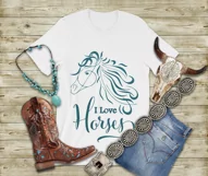Horse Sublimation | Love Horses | Horse Head Silhouette Product Image 3