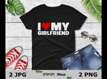 I Love My Girlfriend Png, I Heart My Girlfriend Png Product Image 2