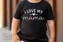 I Love My Mama SVG PNG - Pass Me To Mama - Promoted To Mama Product Image 1