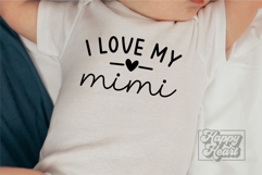 I Love My Mimi SVG PNG - Pass Me To Mimi - Promoted To Mimi Product Image 2