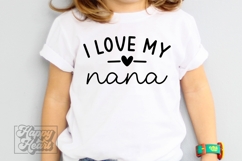 I Love My Nana SVG PNG - Pass Me To Nana - Promoted To Nana Product Image 5