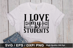 i love my students SVG - Teacher Design Product Image 1
