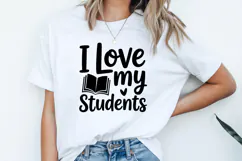 I Love My Students SVG | Teacher SVG | Teacher PNG Product Image 2