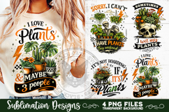 Plant Lover PNG Sublimation 4 Designs Product Image 2