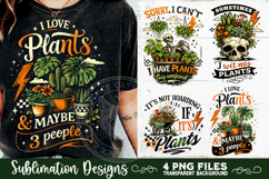 Plant Lover PNG Sublimation 4 Designs Product Image 3