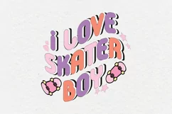 90’s I Love Skater Boy Retro PNG Sublimation Product Image 1