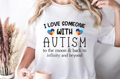 I love someone with autism to the svg, Autism SVG Product Image 1