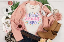 I Love Spring Days | Spring SVG Cut File Product Image 1