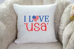 I love USA SVG ,America y'all SVG ,USA Celebration SVG Product Image 3