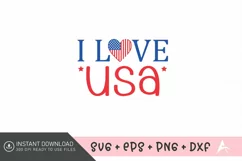 I love USA SVG ,America y'all SVG ,USA Celebration SVG Product Image 1