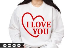 I Love You - Valentine SVG Design Product Image 1