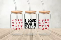 I Love You A Latte SVG, Valentine's Day SVG Design Product Image 2