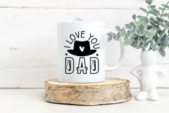 I Love You Dad SVG, Father's Day SVG Design Product Image 3