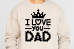 I love you dad SVG, Father&#039;s Day SVG Product Image 1