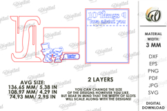 I Love You Message Board Lasercut. Valentine Stand Decor SVG Product Image 2