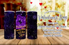 I Love You More Than All the Stars 20oz Valentine Tumbler Product Image 1