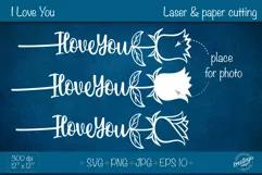 I love you SVG template for Memorial day gift Svg template with Memorial rose valentine for mom, dad, dog or cat or your pets 