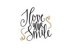 I Love Your Smile SVG Cut File Product Image 1